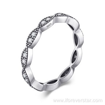 925 Sterling Silver Rings Jewelry Wedding Women Rings